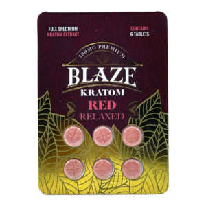 Blaze Red Kratom Extract Tablets