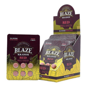 Blaze Red Kratom Extract Tablets