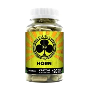 Club 13 Extra Strength Horn Kratom Capsules