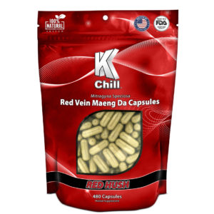K-Chill Red Hush Kratom Capsules
