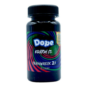 Dope Trainwreck 2X Kratom Extract Capsules