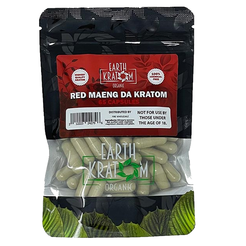 Earth Kratom Red Maeng Da Kratom Capsule