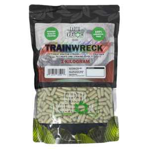 Earth Kratom Trainwreck Kratom Capsule - 1000 caps