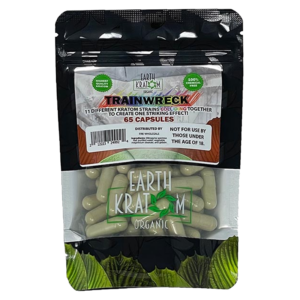Earth Kratom Trainwreck Kratom Capsule