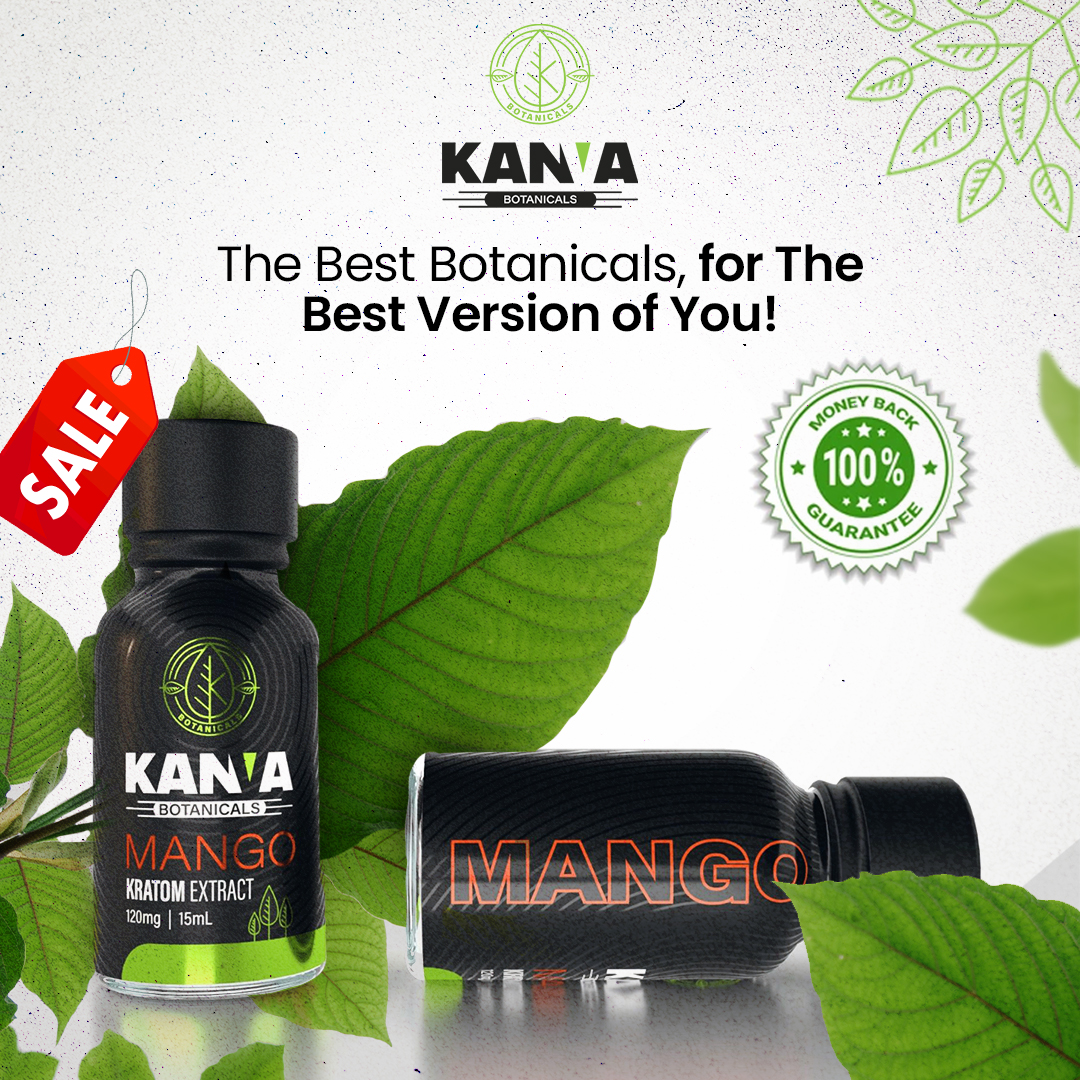 Kanva Mango Kratom Extract Shot 120mg 15mL