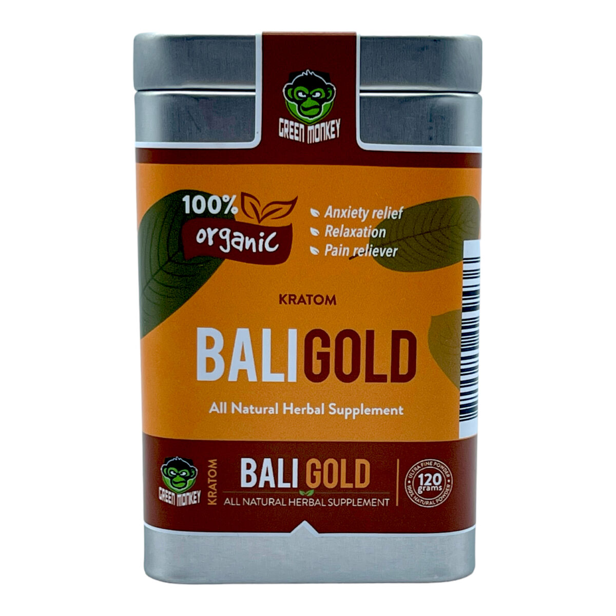 Green Monkey Bali Gold Kratom Powder