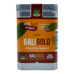 Green Monkey Bali Gold Kratom Capsules