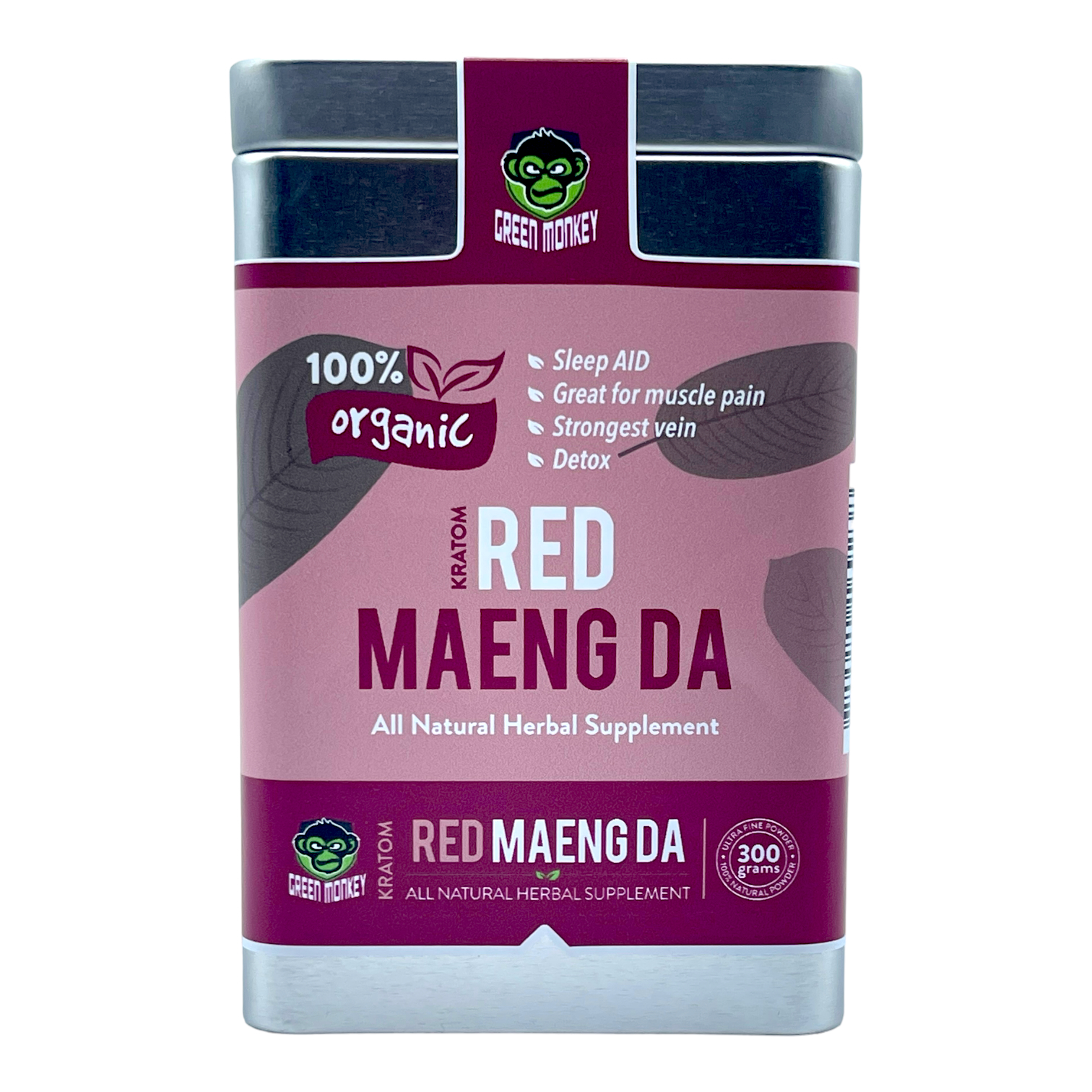 Green Monkey Red Maeng Da Kratom Powder - Image 2