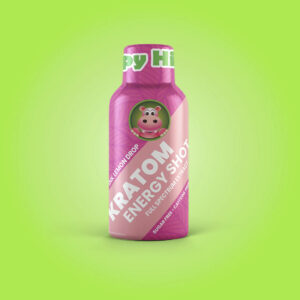 Happy Hippo Pink Lemon Extract Kratom Energy Shot