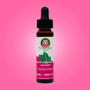 Happy Hippo Unflavored Extract Kratom Shot - 12ml
