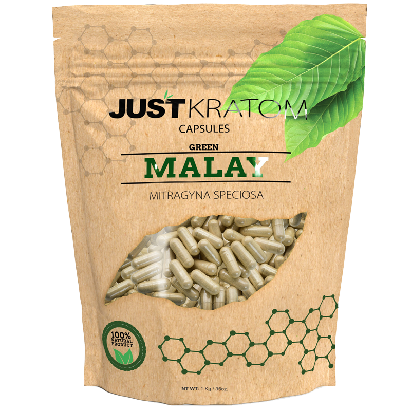 Just Kratom Green Malay- 1000ct