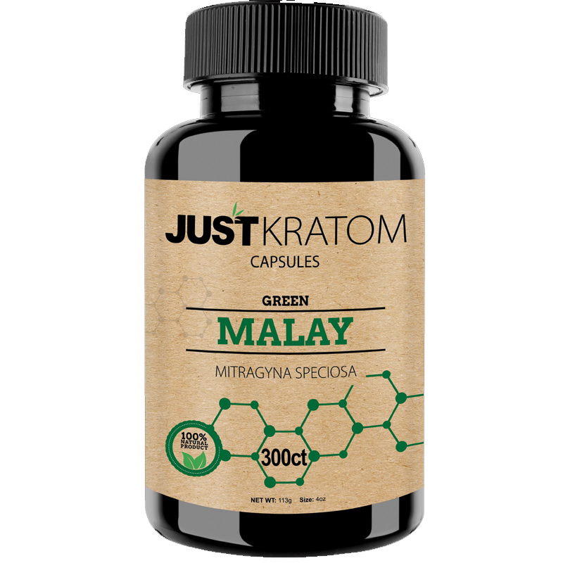 Just Kratom Green Malay Kratom Capsules