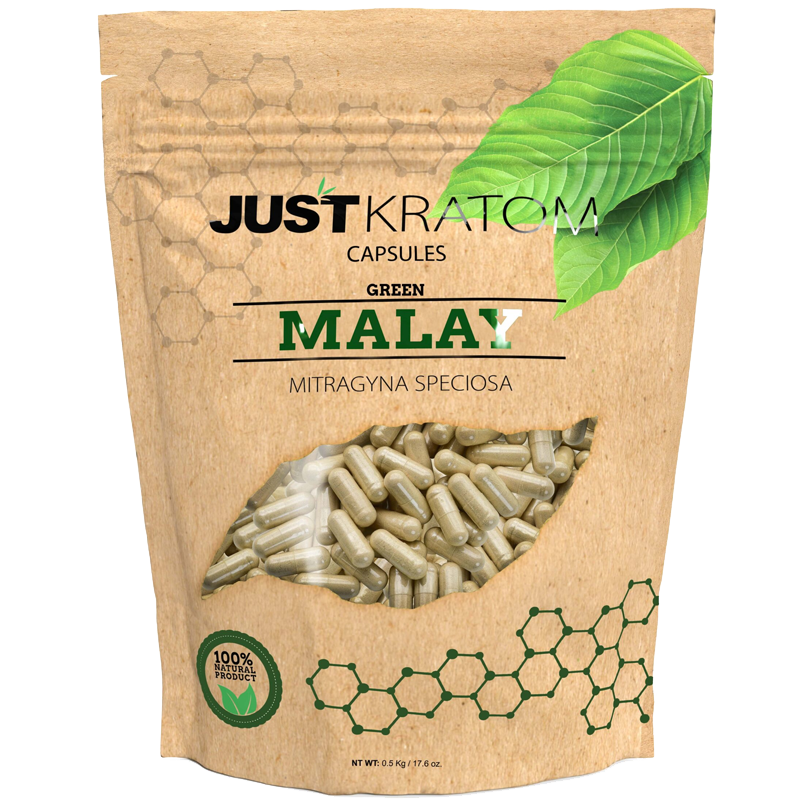 Just Kratom Green Malay- 500ct