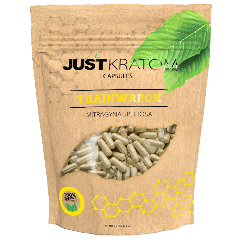 Just Kratom Trainwreck Kratom Capsules - Image 4