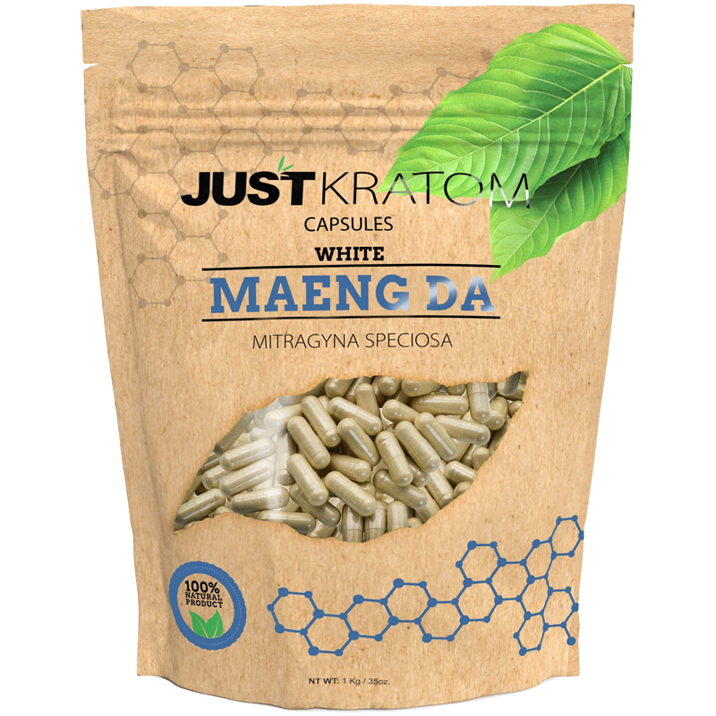 Just Kratom White Maeng Da - 1000ct