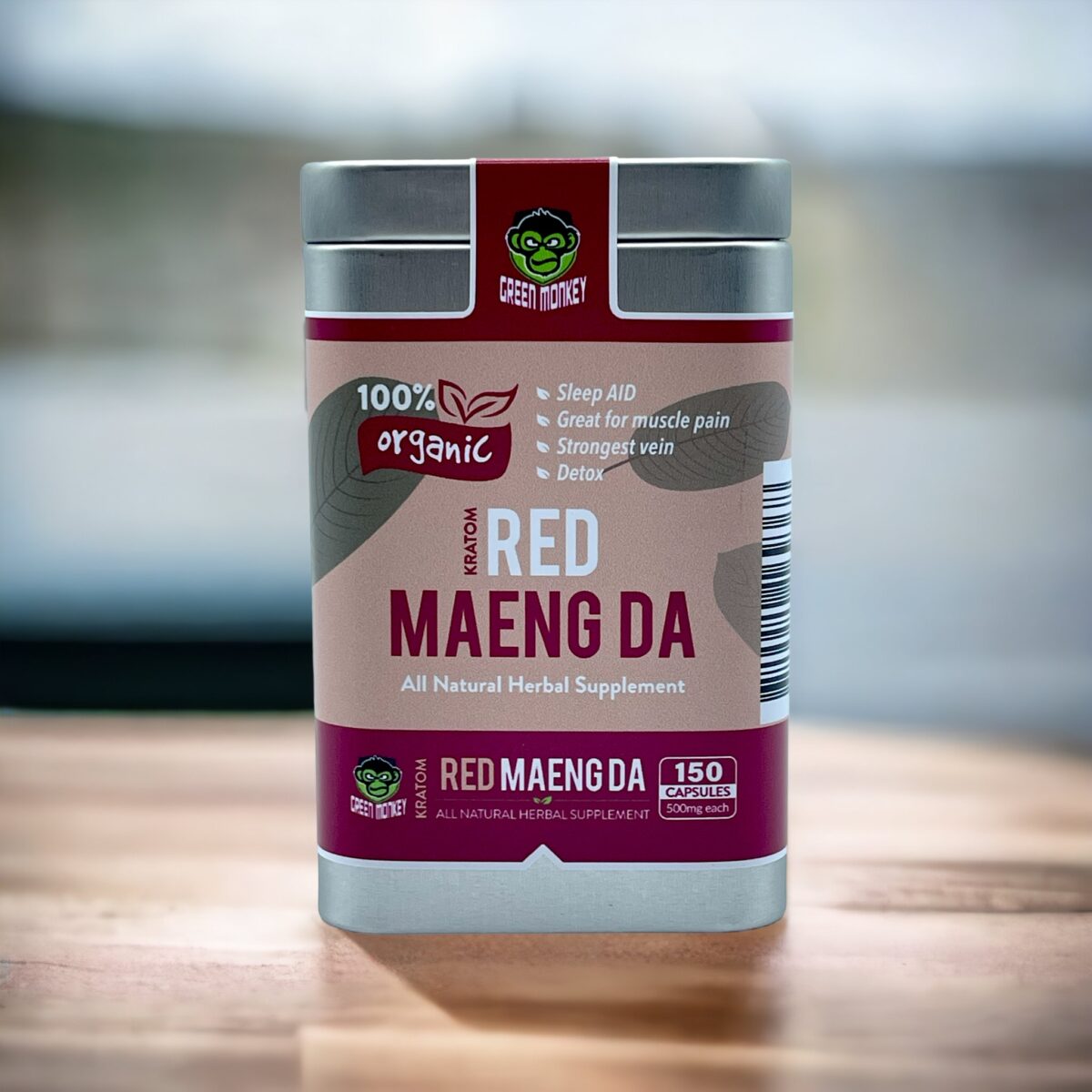 Green Monkey Red Maeng Da Kratom Capsules