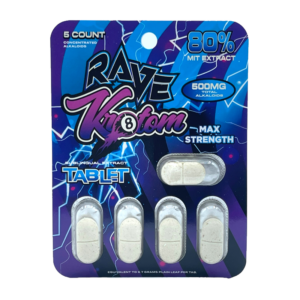 Rave Kratom Max Strength Kratom Extract Tab