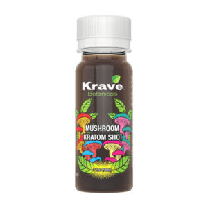 Krave Botanicals Mushroom Kratom Shot - 59ml