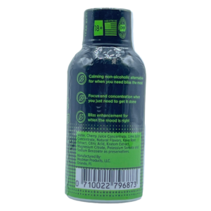 Bliss Bomb Black Cherry Lime Kratom Extract Shot 30mg Kratom 300mg Kava 57mL