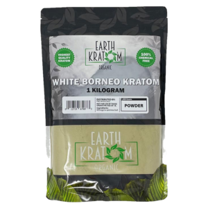 Earth Kratom White Borneo Kratom Powder - 1000 grams