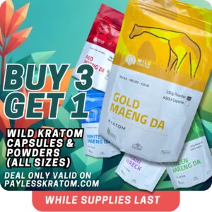Wild Kratom Green Maeng Da Kratom Capsules