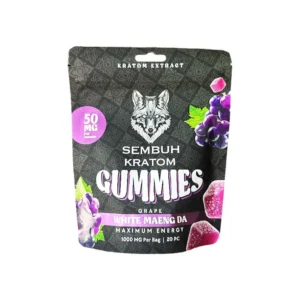 single bag of Sembuh Red Maeng Da Kratom Extract Gummies (var 1)