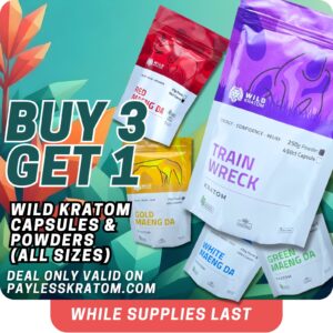 Wild Kratom Green Maeng Da Kratom Capsules