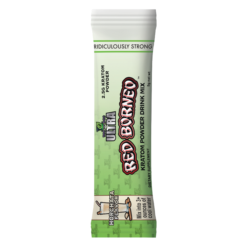 VooDoo3 Ultra Red Borneo Kratom Powder Drink Mix-Horchata Flavor