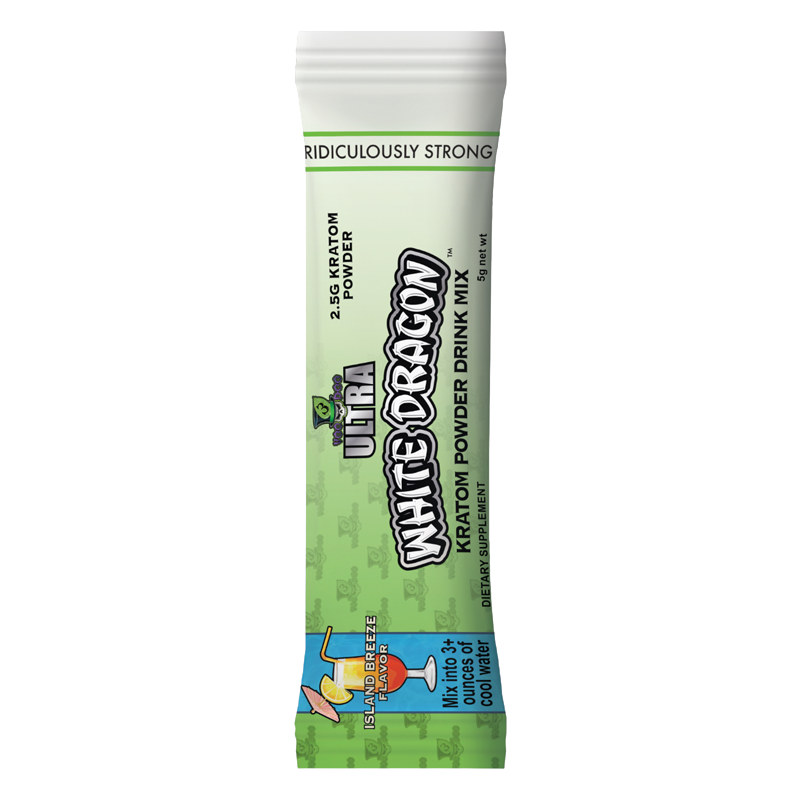 VooDoo3 Ultra White Dragon Kratom Powder Drink Mix-Island Breeze