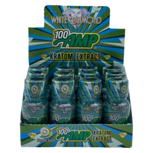 White Diamond AMP 100 Jungle Juice Kratom Extract Shot 100mg 10mL
