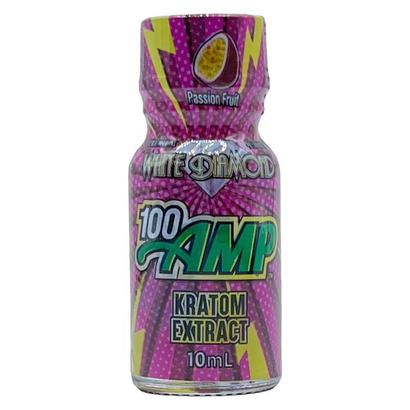 White Diamond AMP 100 Passion Fruit Kratom Extract Shot