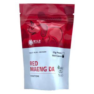 Wild Kratom Red Maeng Da Kratom Capsule - 50ct