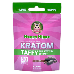 Happy Hippo Mocha Kratom Taffy