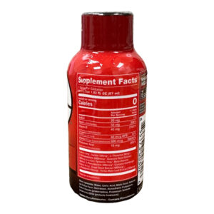 back of bottle of Blue Magic Kratom Boost Tropical Punch 80mg 59mL