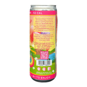 back of can of Botanical Brewing Kava Unicorn Piss Sparkling - 355ml