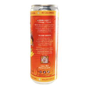 side of can of Botanical Brewing Kratom Elixir Island Breeze - 355ml