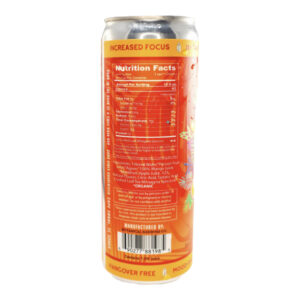 back of can of Botanical Brewing Kratom Elixir Island Breeze - 355ml