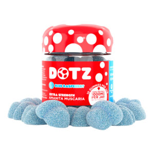 Dotz Amanita Muscaria Blue Raspberry Gummies