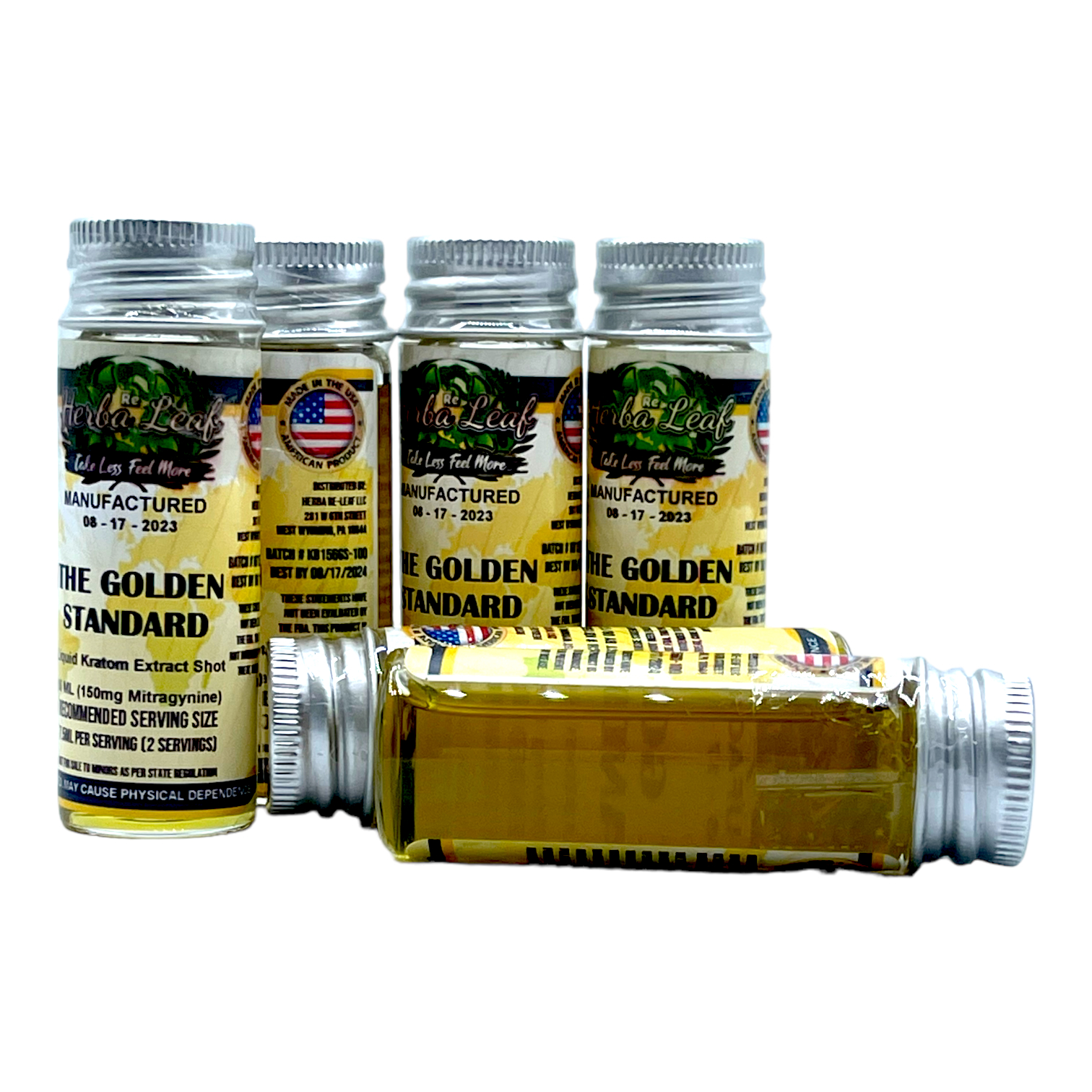 Herba Re Leaf Gold Kratom Shot 150mg