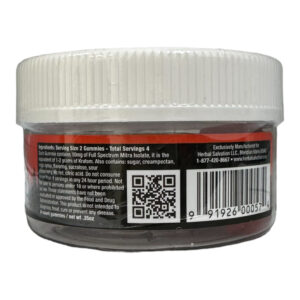 container of Herbal Salvation Kratom Strawberry Gummy - 8ct