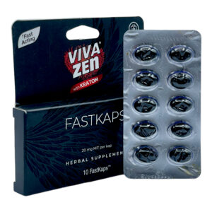 box of VIVAZEN FastKaps Kratom Extract Gel Caps