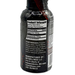 Mit Wellness Lit up Max Kava and Kratom Shot - 60ml