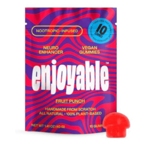 Buy Enjoyable Mushroom Nootropic Gummies - Fruit Punch