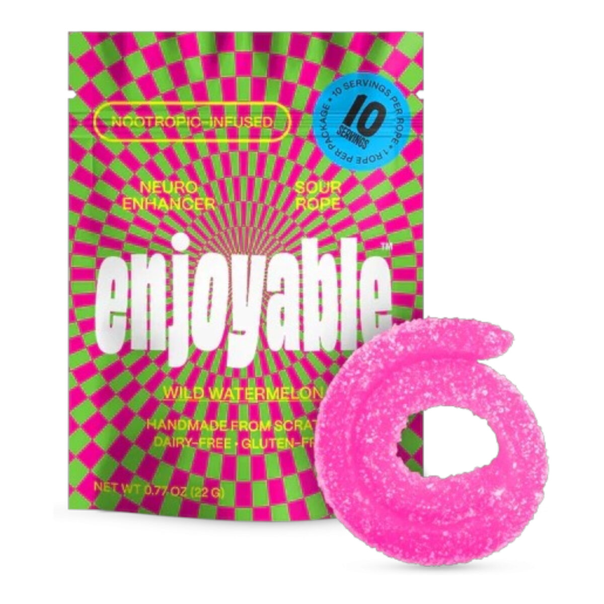 Enjoyable Watermelon Mushroom Nootropic Gummies