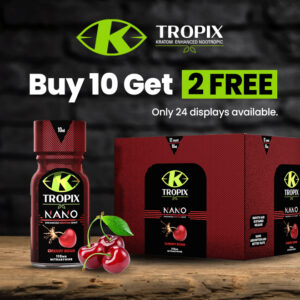 K-Tropix Cherry Bomb Nano Kratom Shot