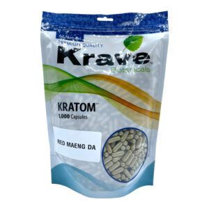 Krave Kratom Red Maeng Da Capsules - 1000ct
