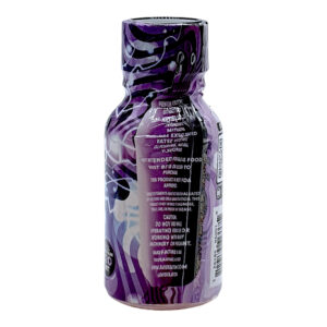 back of bottle of Rave White Dragon Kratom Shot EXCLUSIVE DEAL