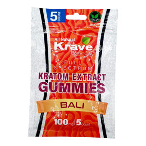 Krave Bali Kratom Gummies – 5ct