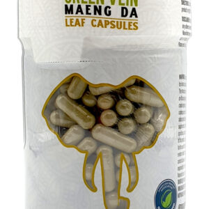 front of can of Tusk White Vein Maeng Da Kratom Capsules