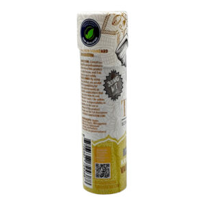 side of bottle of Tusk Vanilla Coffee Platinum Kratom Shot 150mg 57mL (Var 2)